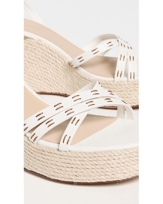 Veronica Beard White Philene Espadrilles