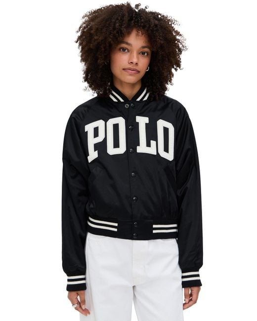 Polo Ralph Lauren Black Bomber Jacket
