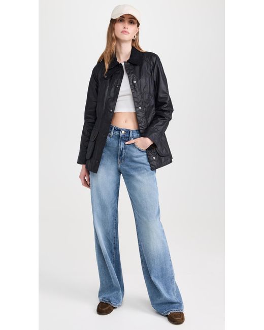 Barbour Black Beadnell Wax Jacket