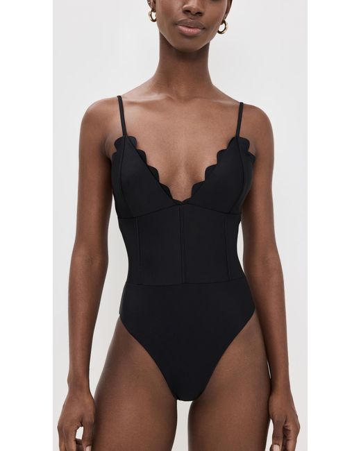 Ramy Brook Black Mikayla One Piece