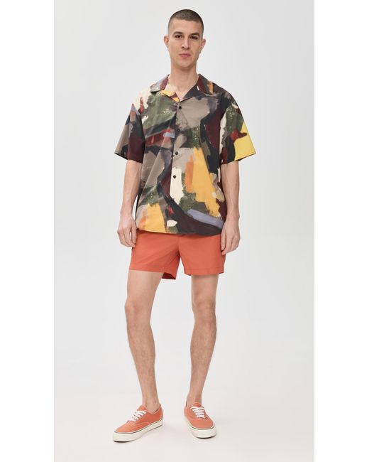 Onia Red Charles Swim Trunks 5 for men