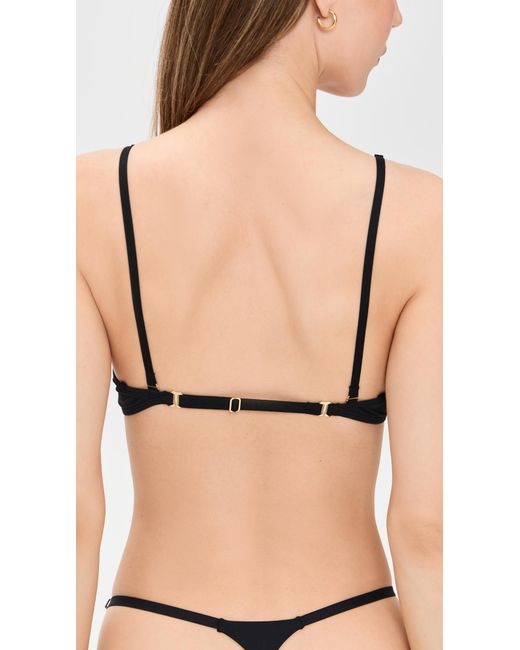 Natori Black Verge Adjustable String Thong