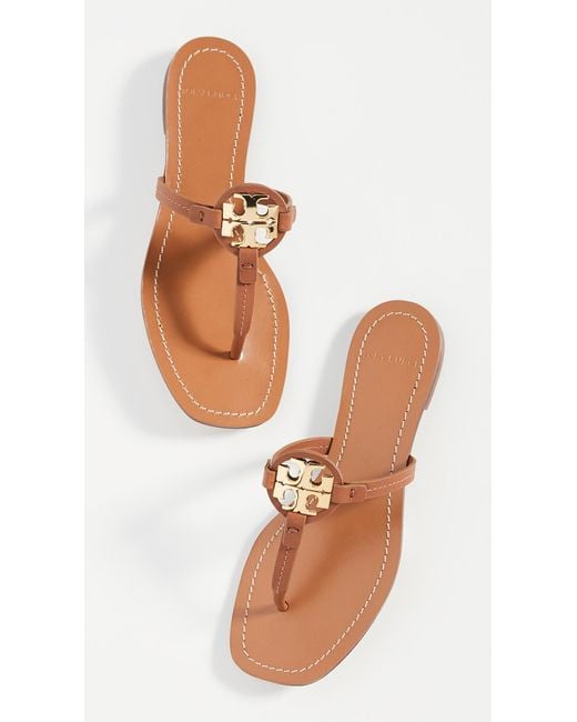 Mini miller leather thong sandal best sale