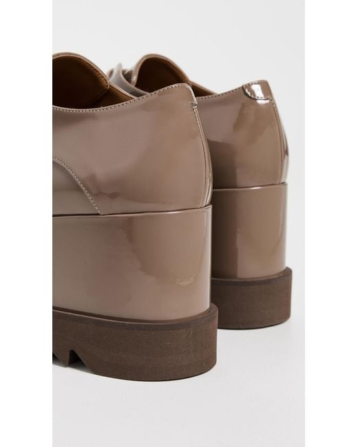 Stella McCartney Brown Elyse Patent Alter Mat Platforms