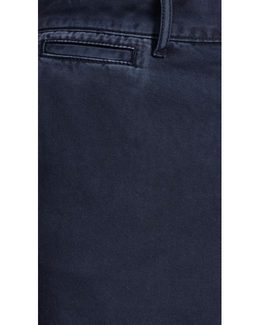Alex Mill Blue Flat Front Short In Vintage Washed Chinos for men