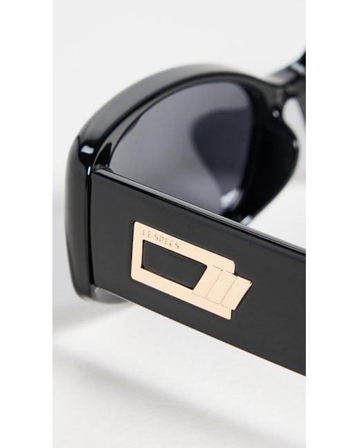 Le Specs Black Starlight Sunglasses