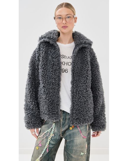 Acne Black Bomber Jacket