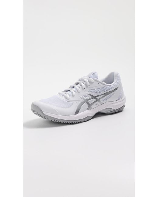 Asics White Game Ff Tennis Sneakers