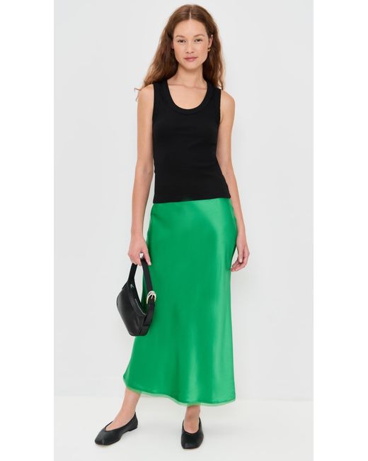La Ligne Green Bianca Skirt
