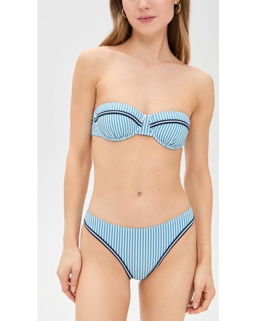 Solid & Striped Blue The Tati Bottoms