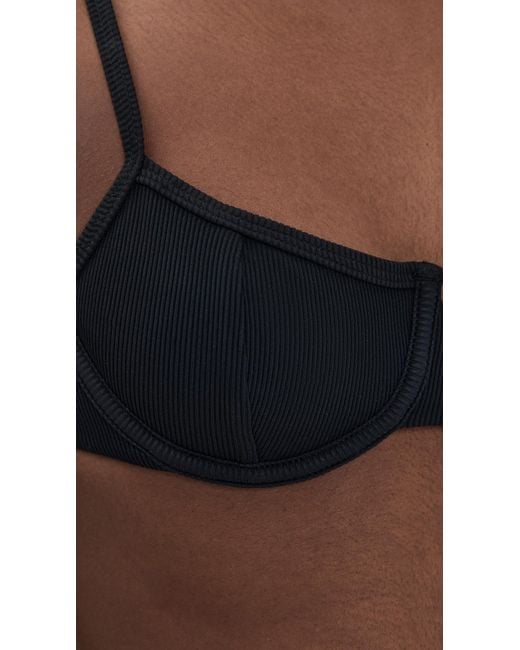 LSPACE Black Hunter Bikini Top
