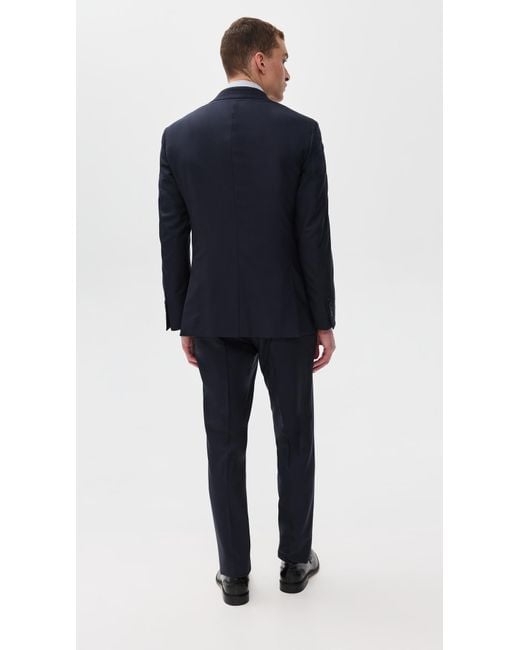 Polo Ralph Lauren Black Solid Twill Suit for men