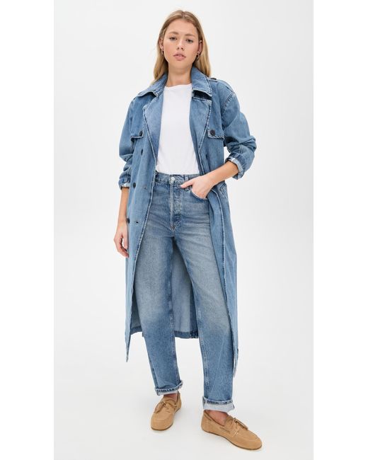 Ba&sh Blue Tresca Trench