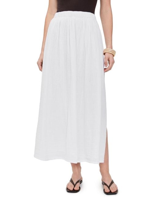 Z Supply White Reina Gauze Skirt