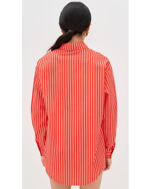 Bailey Rose Red Button Down Top