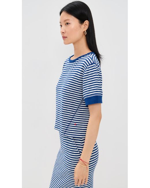Clare V. Blue Le Bateau Tee