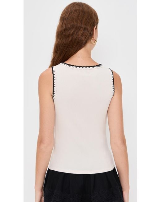 Z Supply White Social Tank
