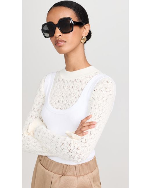 Gucci Black Oversized Square Sunglasses