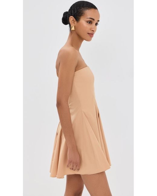 Azeeza Natural Sable Mini Dress