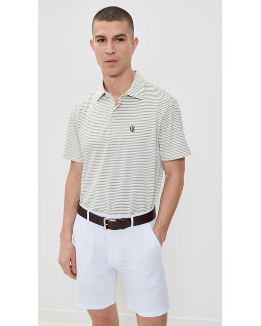 Quiet Golf White Teo Polo for men