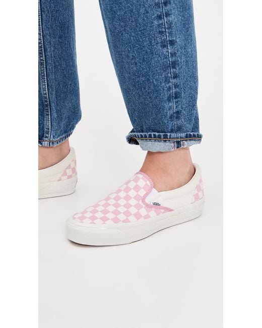 Vans Pink U Lx Classic Slip-Ons