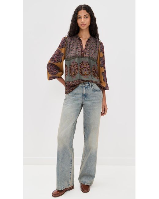 Ba&sh Brown Baker Top