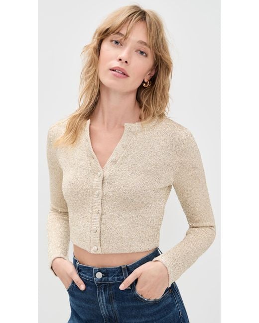 LoveShackFancy Blue Ferra Cardigan