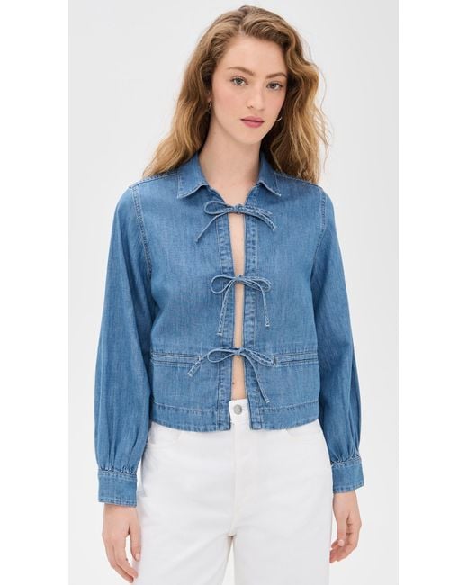 AG Jeans Blue Dottie Jacket