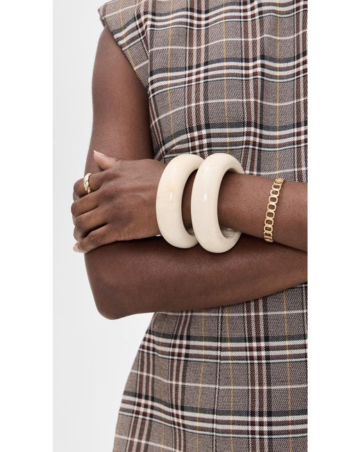 Shashi White Bangle Set