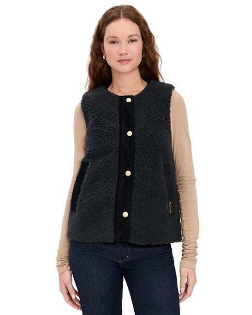 Barbour Dulsie Liner Vest in Black | Lyst
