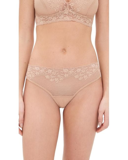 Commando Natural Double Take Lace Thong