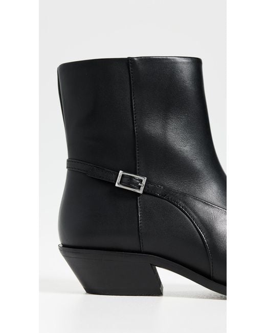 Alohas Black Lizzie Leather Ankle Boots