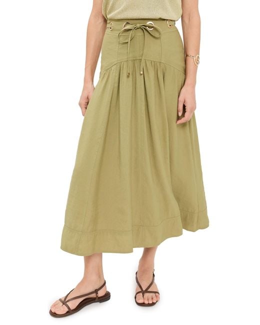 Ba&sh Green Donia Skirt
