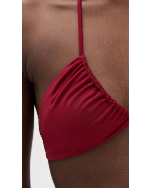 Maygel Coronel Red Arazo Bikini Set