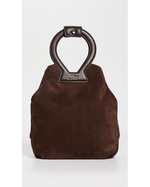 LUAR Brown Brooke Suede Tote
