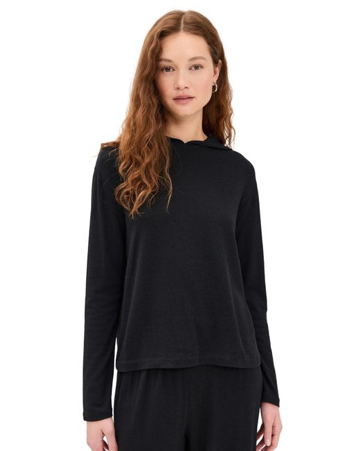 Vince Black Lounge Hoodie