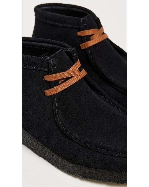 Clarks Black Wallabee Boots