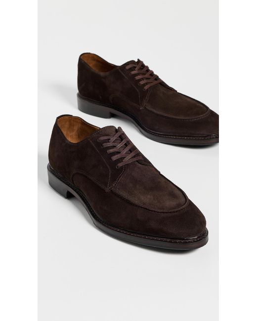 Allen Edmonds Rivington Suede Lace Up Loafers in Black for  display picture 2