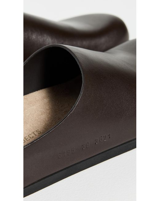 Common Projects Black Leather Clogs