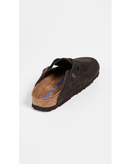 Birkenstock Black Boston Soft Footbed Clogs