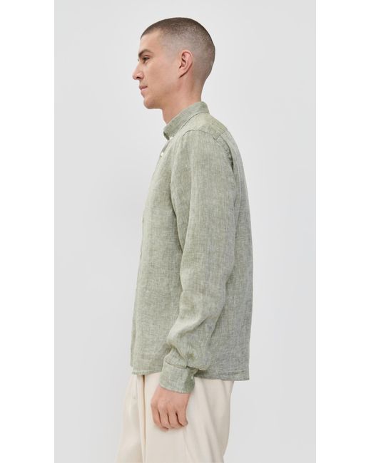 Boss Multicolor C-Liam Linen Button Down for men