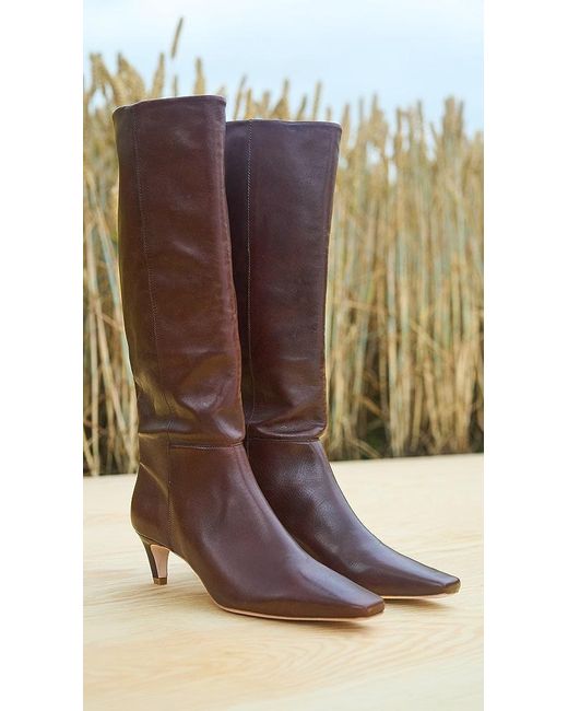 Reformation Remy Boots in Brown | Lyst