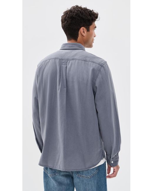 Madewell Blue Patch Pocket Work Shirt for men