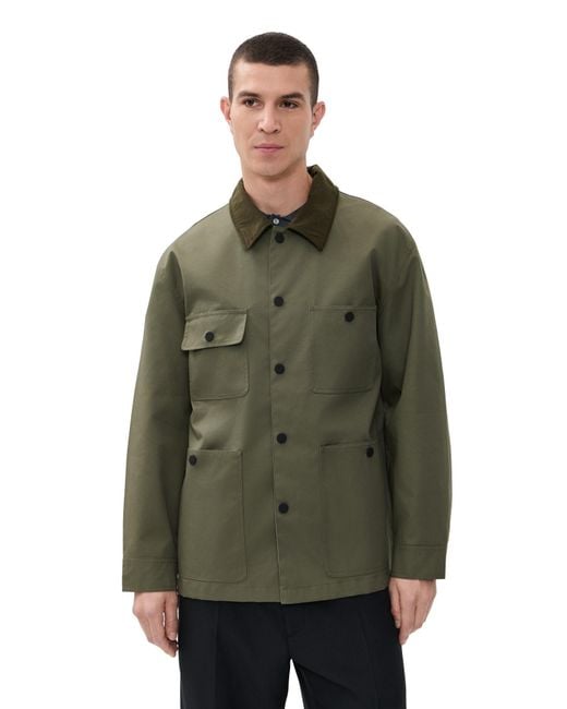Officine Generale Green Benji Tech Jacket for men
