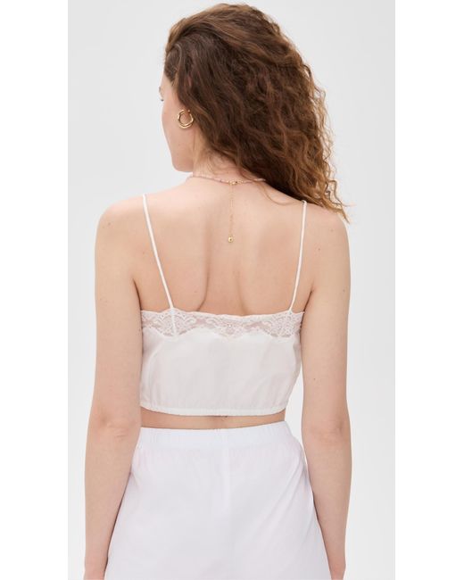 LoveShackFancy White Aliaya Top