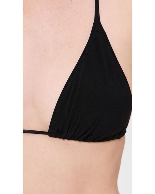 Norma Kamali Black String Bra