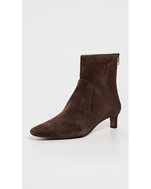 Madewell Brown The Dimes Kitten Heel Boots