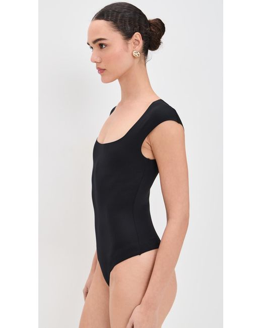 Commando Black Neoprene Bodysuit