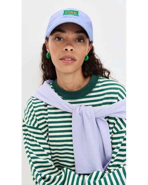 Clare V. Blue Baseball Hat
