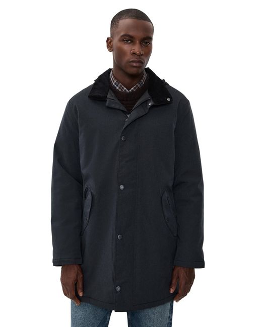 Barbour Blue Winter Powell Waterproof Jacket for men